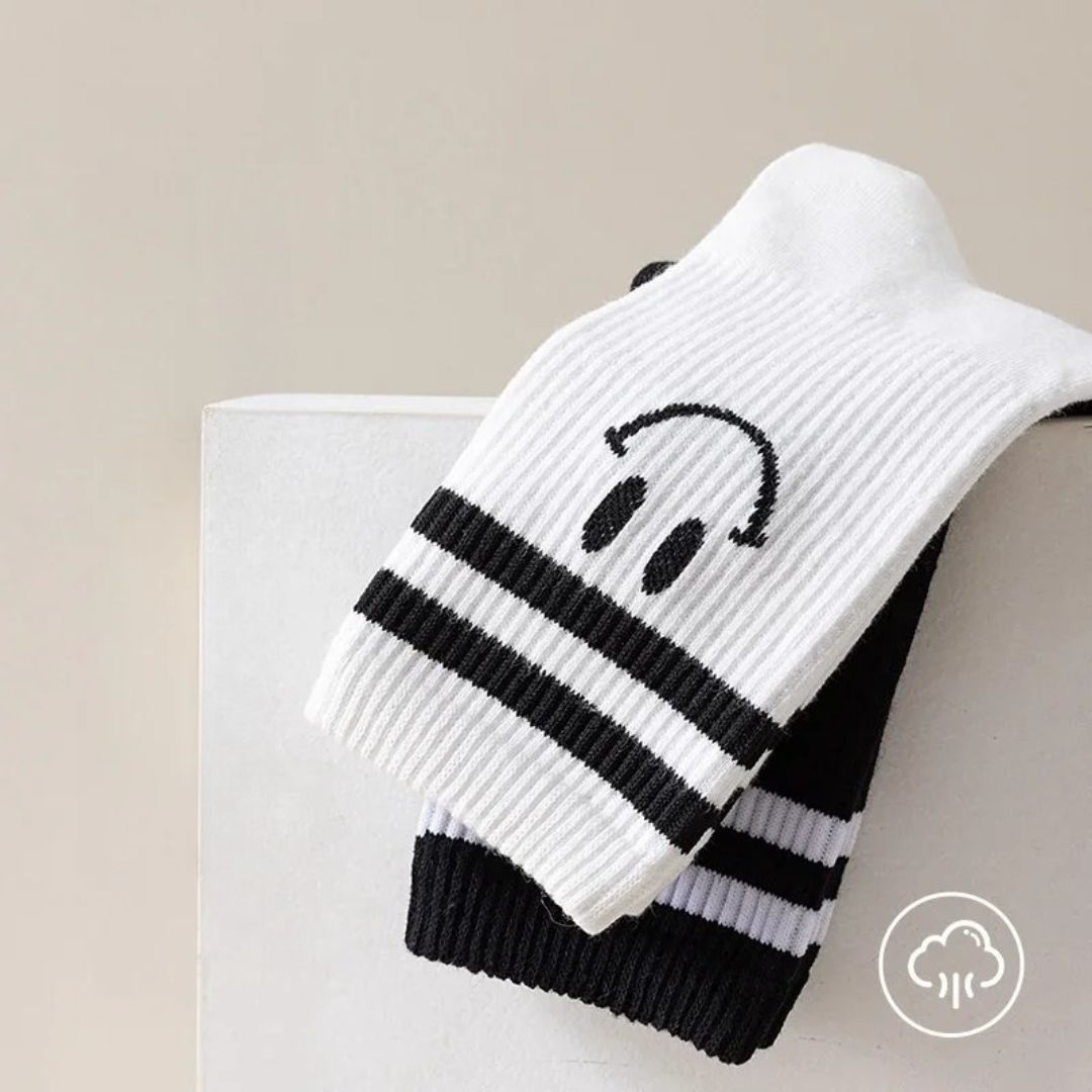 Kit Smile de Algodão – 3 pares de meias