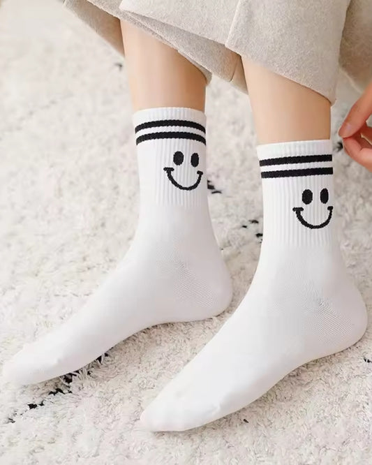 Kit Smile de Algodão – 3 pares de meias